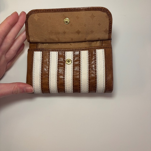 Fossil Leather Wallet Long Live Vintage1954 - Picture 3 of 5